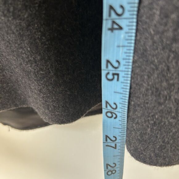 Vintage LL Bean Womens Wool Cashmere Blazer Jacket Size 16 Black Lined USA Made - Picture 10 of 13